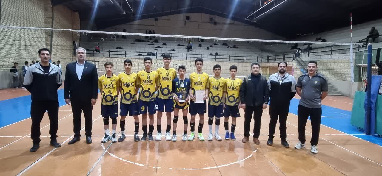 قهرمانی تیم آکادمی والیبال فرزندان فولاد مبارکه «ب» در لیگ نوجوانان استان اصفهان